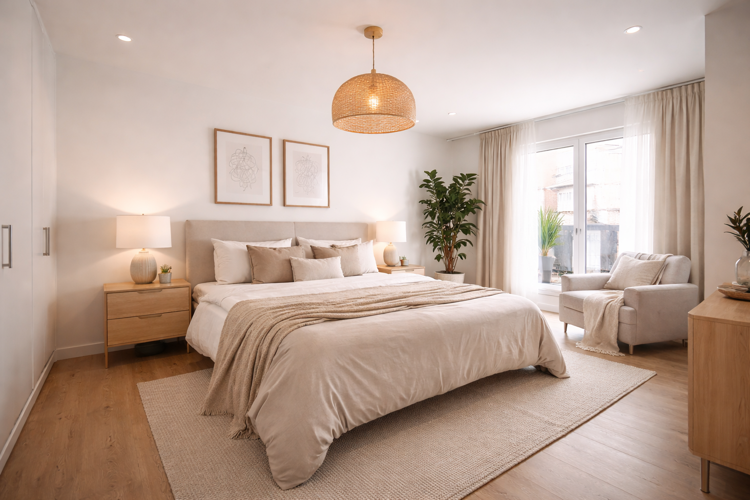 Dormitorio principal reformado